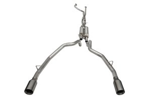 Ram TRX Crew Cab Performance Exhaust - Dual Rear - CORSA Performance - Xtreme Cat-Back - Gunmetal - `21-`24